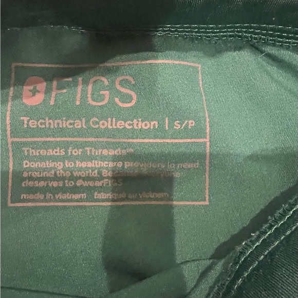 Figs Hunter Green Zamora Scrub Pants Great Condition SP - Picture 12 of 16
